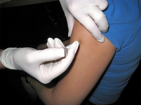 Getting a vaccination