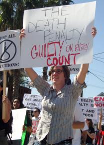 Marching against the death penalty