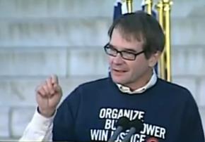 UAW President Bob King speaks at the One Nation march in Washington, D.C.