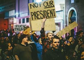 Taking to the streets to oppose the president-elect